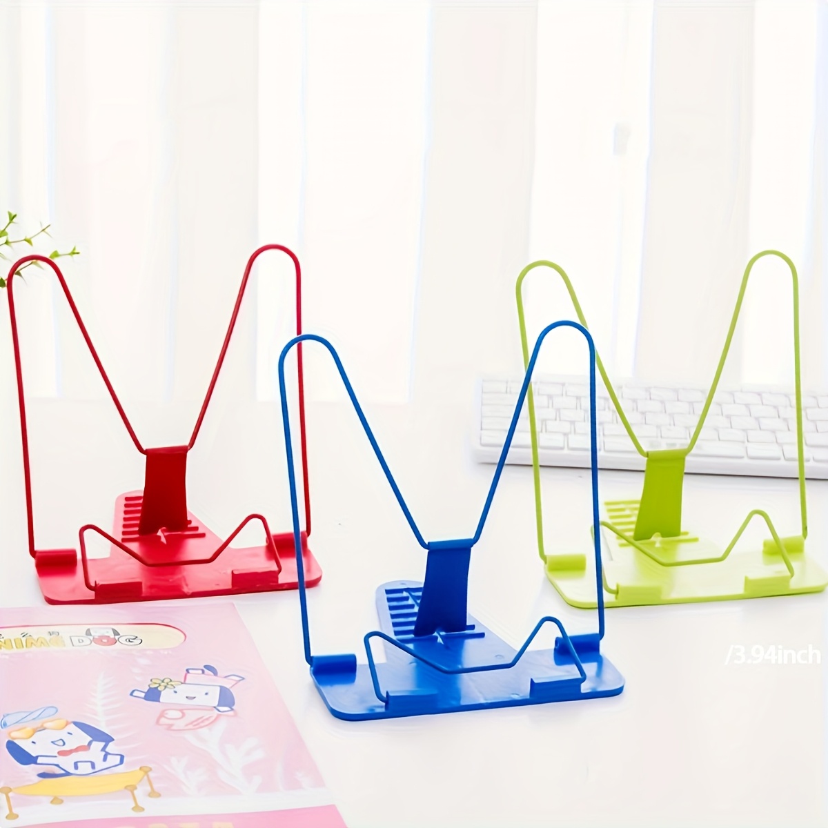 Tablet Stand Accessories - Soporte plegable para libros de escritorio,