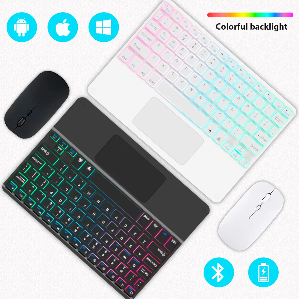 Boox Tablet Accessories - Teclado Bluetooth para tableta, Android IOS,