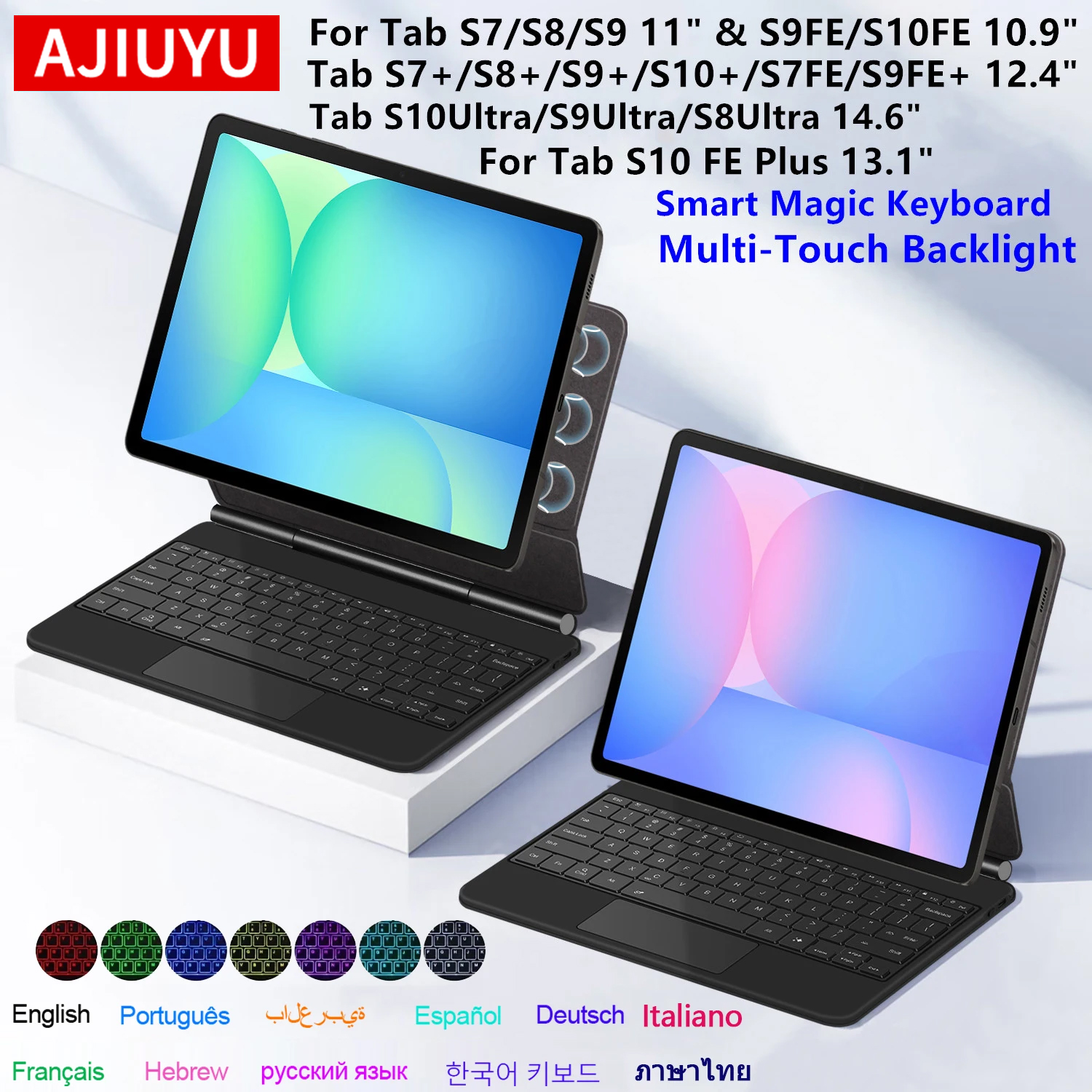 Samsung Tablet S9 Accessories - Teclado mágico para Samsung Galaxy Tab
