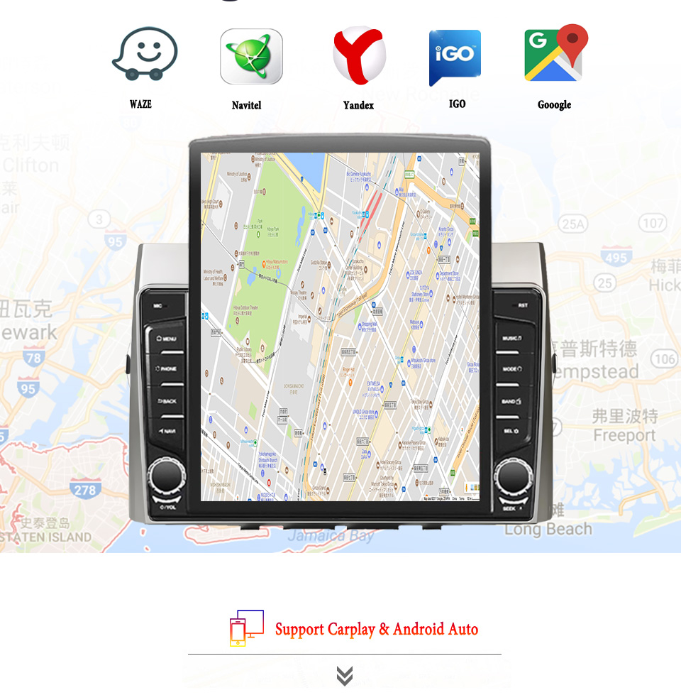 Tablet Danish Mobile & Accessories - Radio con GPS para coche, reproductor