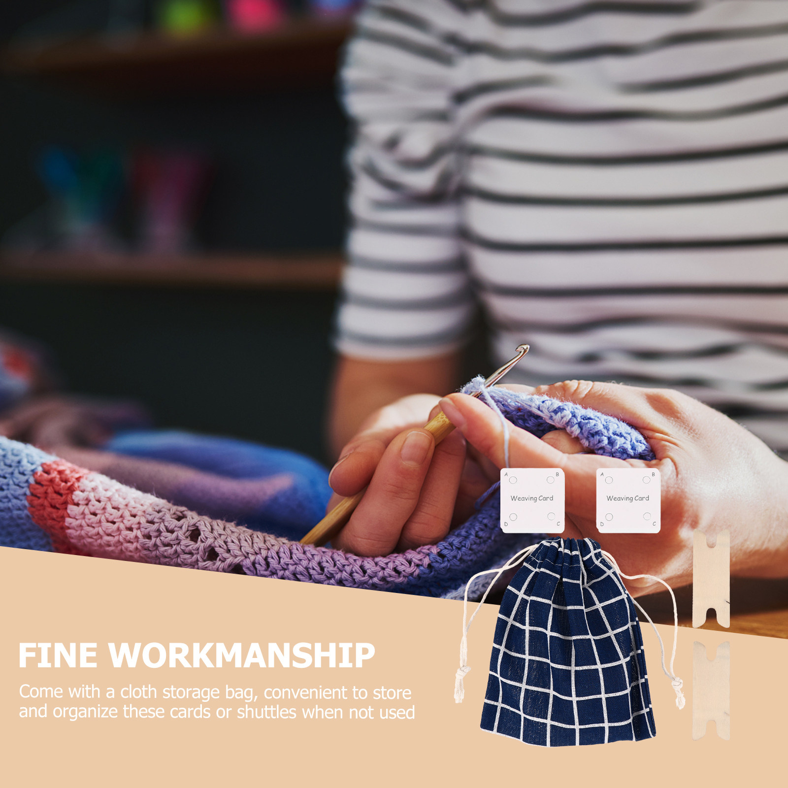 Tablet Weaving Accessories - 1 Juego de tarjetas de tejido