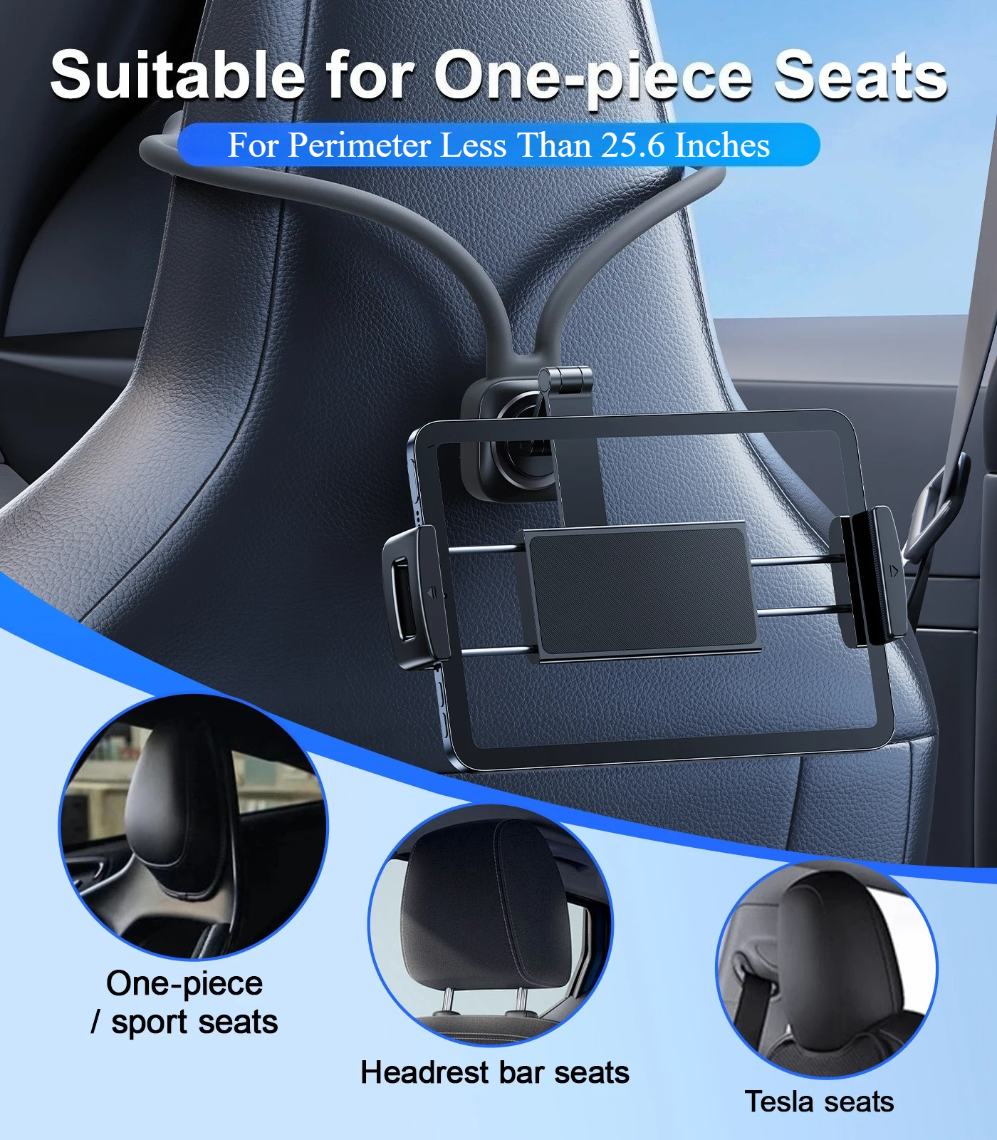 Car Accessories Tablet Holder - Soporte para tableta para respaldo de
