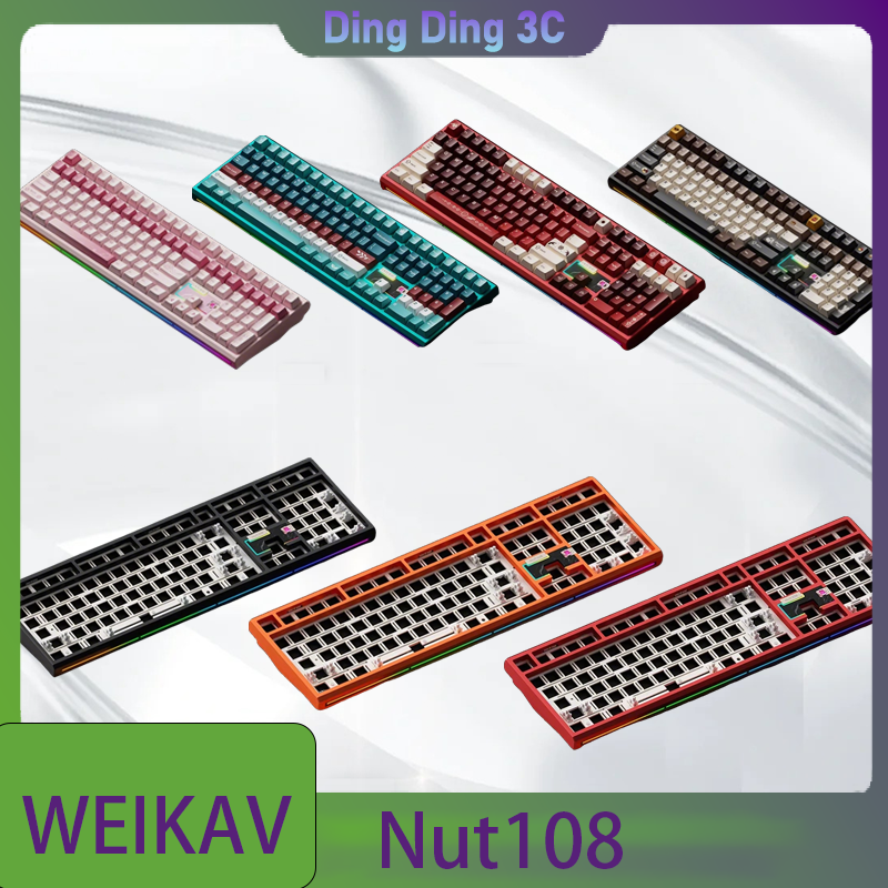 Tablet Accessories Uk - Teclado Mecánico Inalámbrico Weikav Nut108, 3