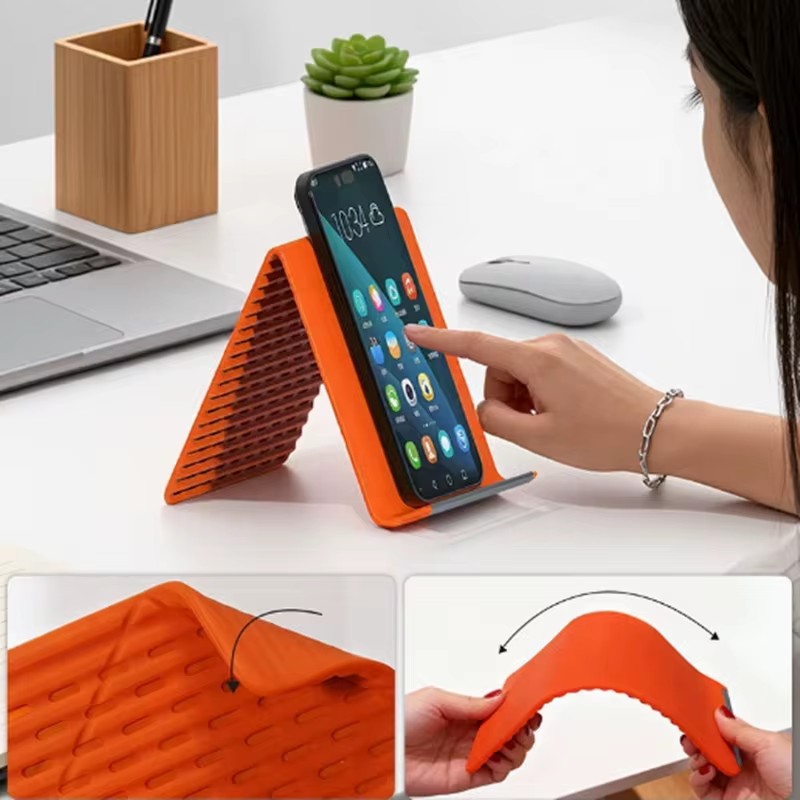 Tablet Stand Accessories - Soporte de silicona plegable y flexible