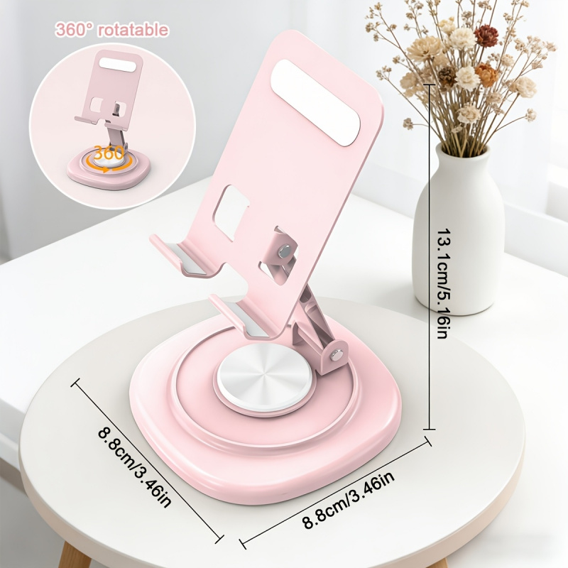 Tablet Stand Accessories - Soporte Giratorio Metálico para Teléfono y