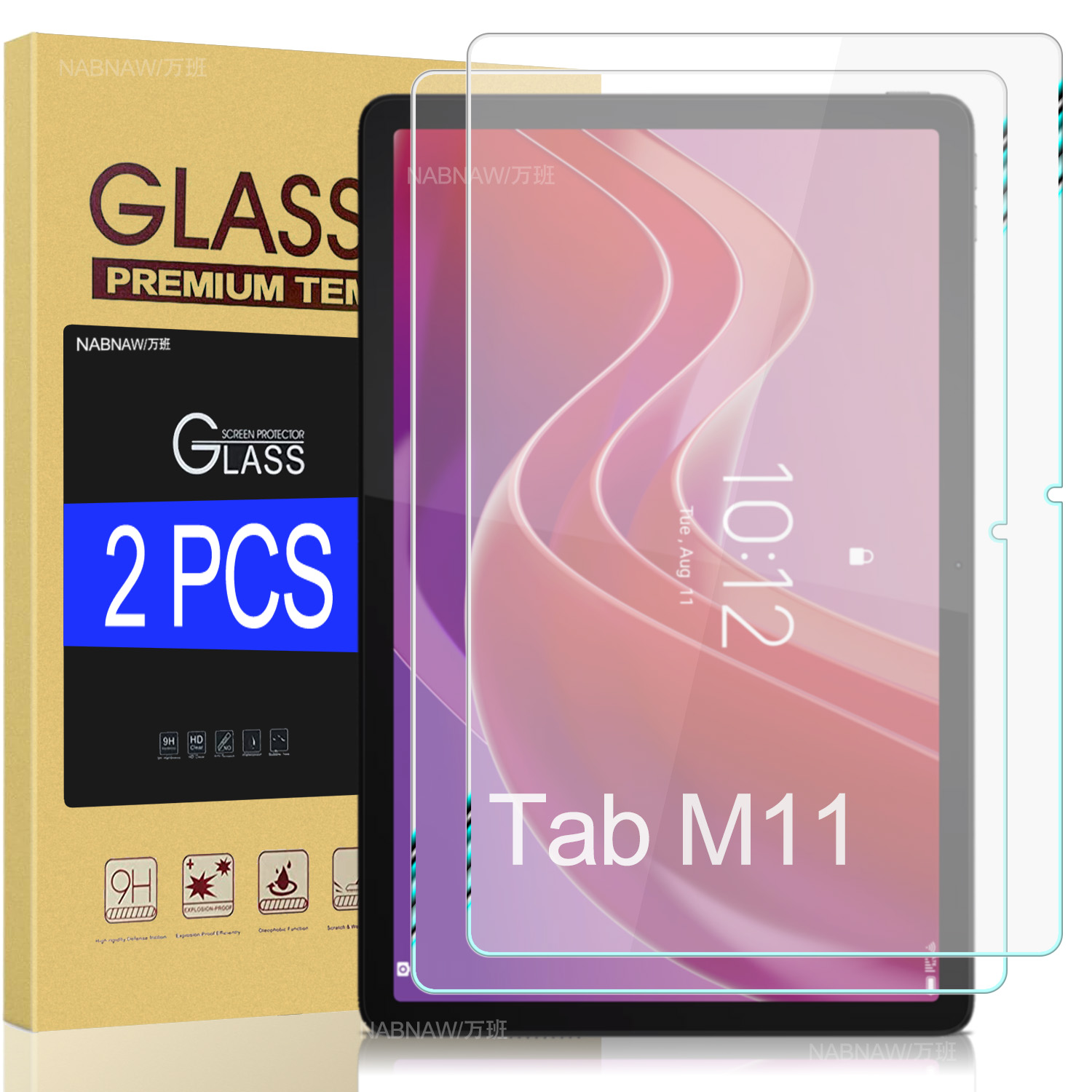 Lenovo Tablet M11 Accessories - 2 piezas HD Protector de pantalla