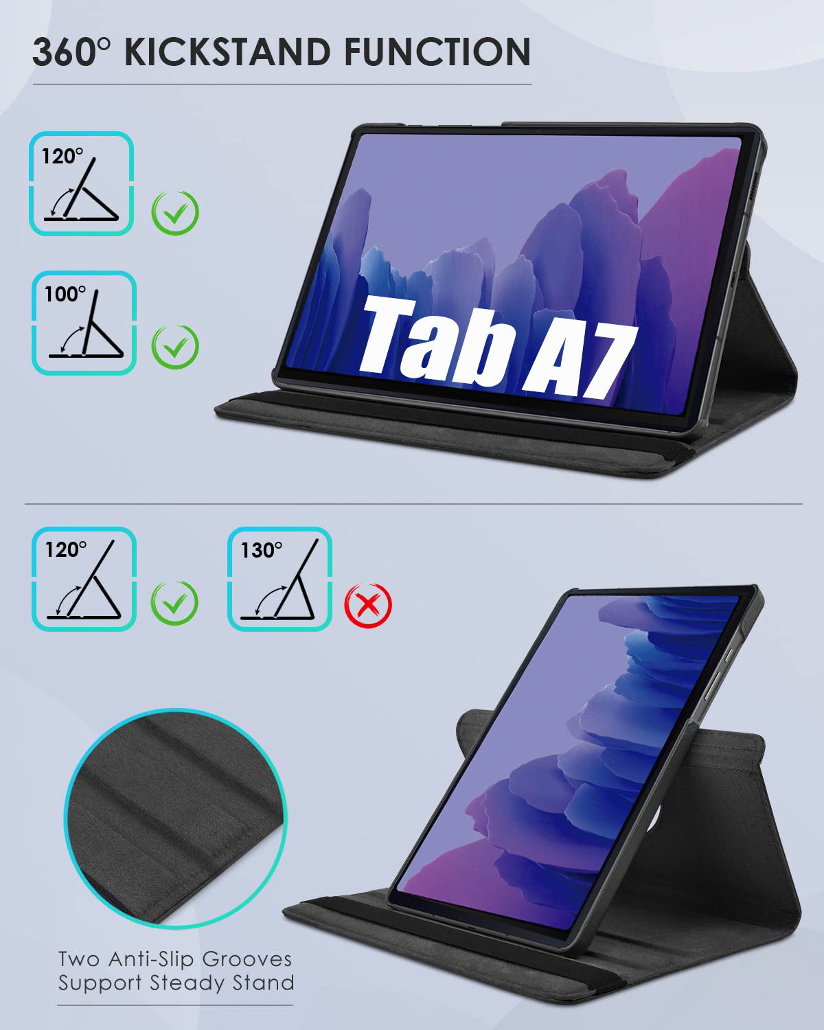 Funda giratoria para Samsung G - Remarkable Tablet Accessories reseña y precio