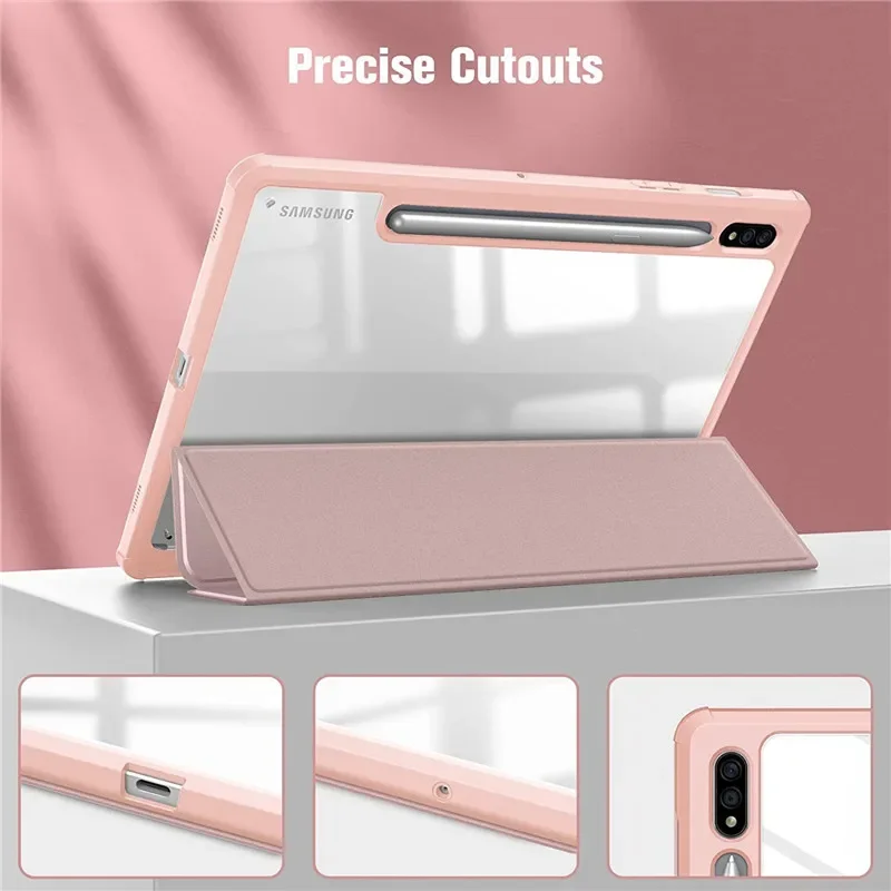 Funda trasera transparente con - Samsung Tablet S9 Accessories reseña y precio