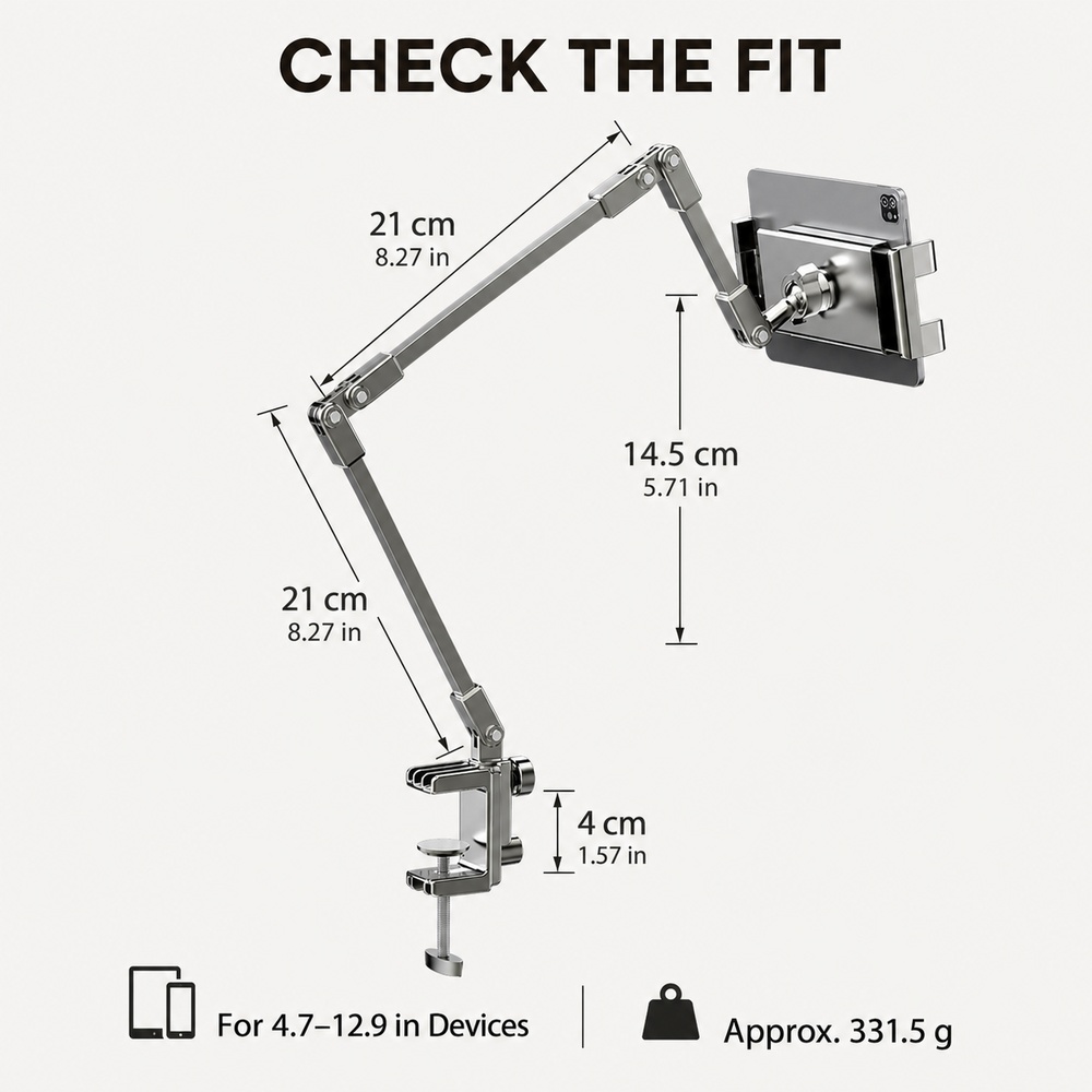 Soporte Ajustable para Teléfon - Tablet Stand Accessories reseña y precio