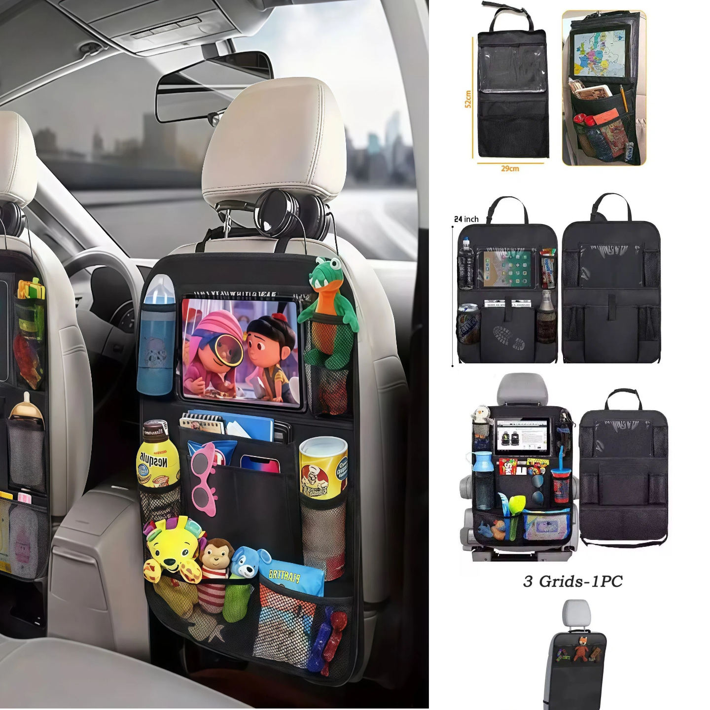 Organizador de asiento de coch - Car Accessories Tablet Holder reseña y precio
