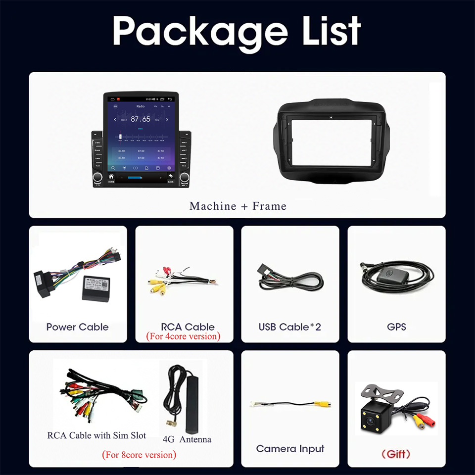 8G + 128G Android 14 para Jeep - Tablet Danish Mobile & Accessories reseña y precio