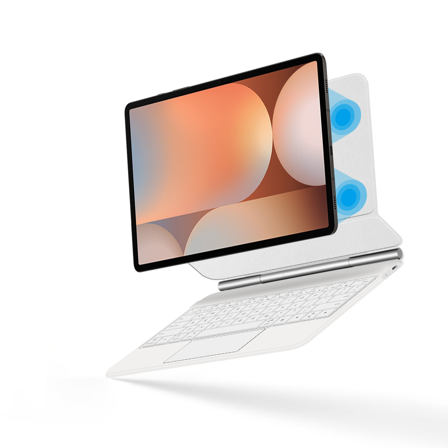 Teclado mágico para Samsung Ga - Samsung Tablet S9 Accessories reseña y precio