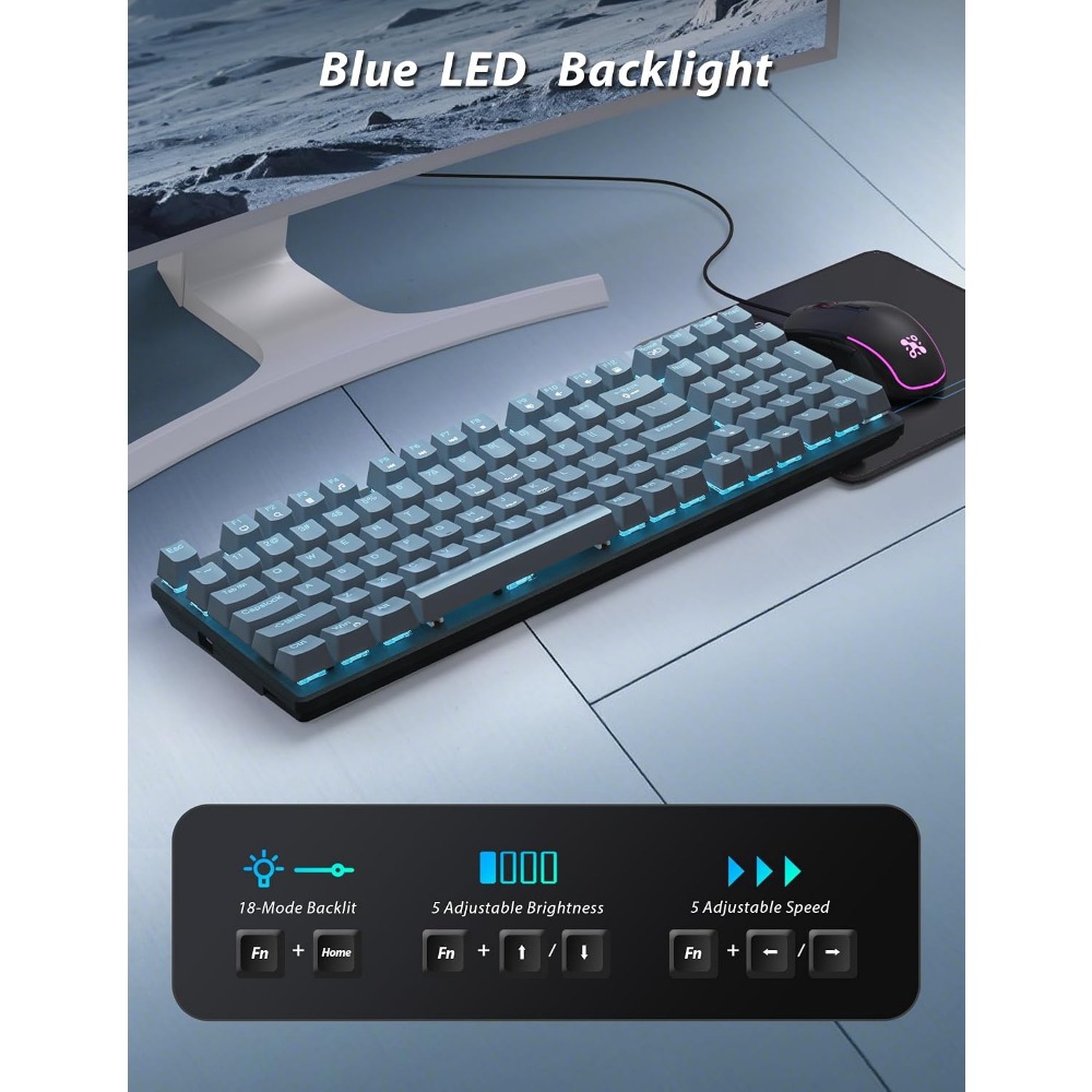 Teclado para Juegos con 98 Tec - Tablet Accessories Uk reseña y precio