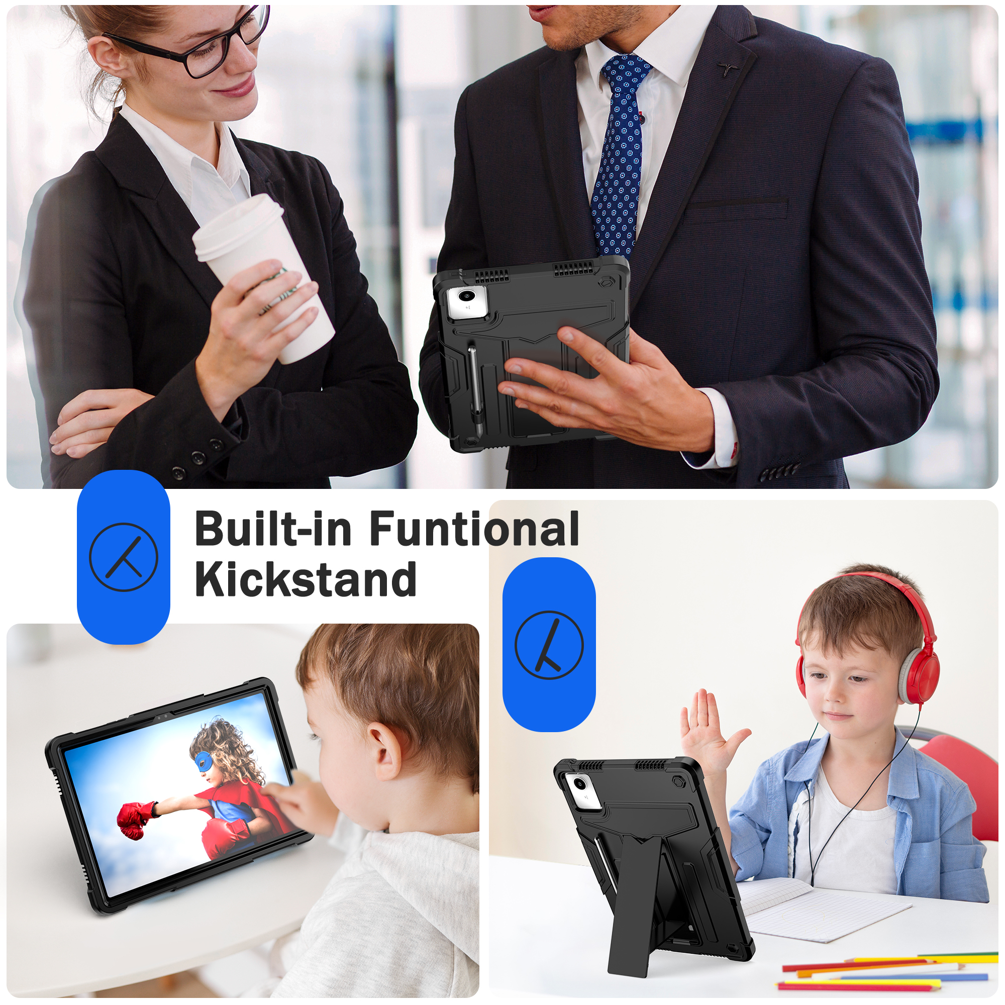Funda resistente con soporte p - Lenovo Tablet M11 Accessories reseña y precio