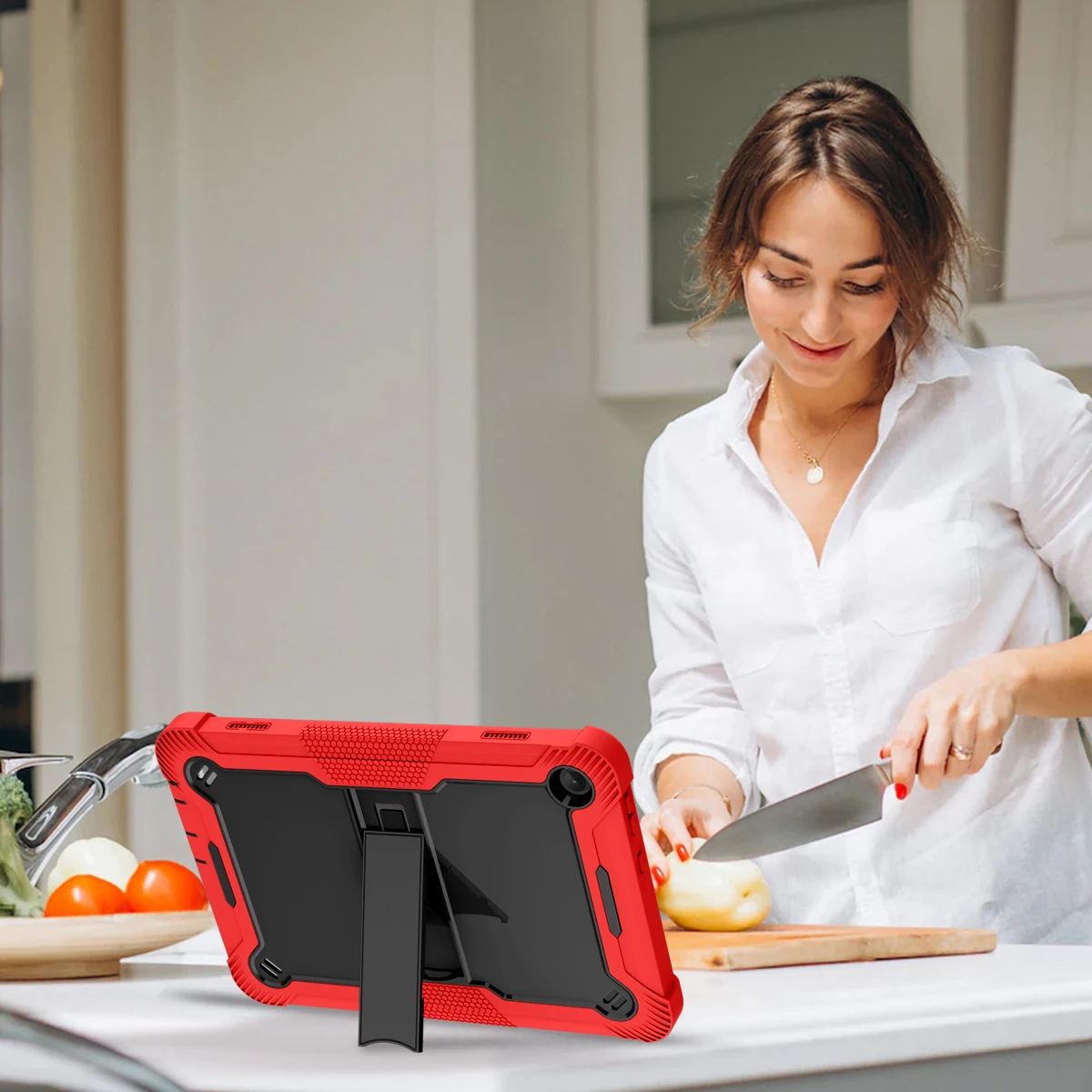 Funda con soporte de armadura  - Lenovo Tablet M10 Accessories reseña y precio