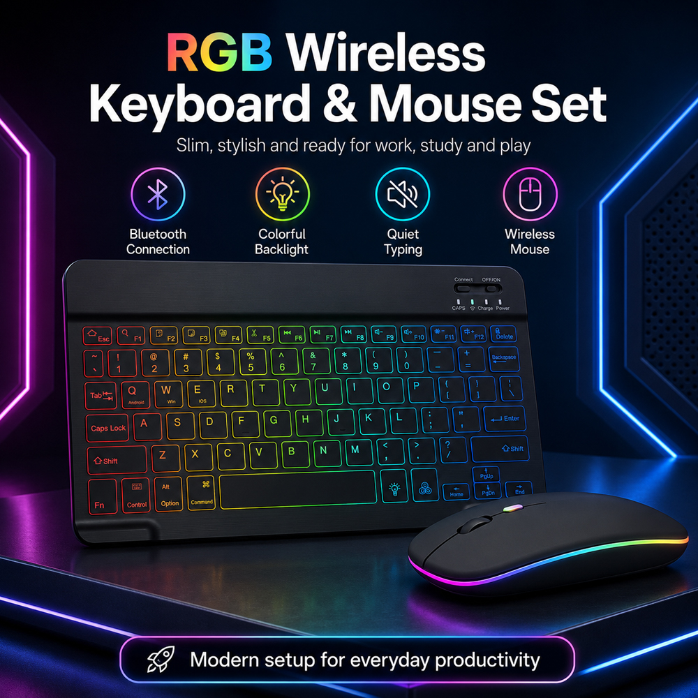 Nuevo teclado y ratón inalámbr - Boox Tablet Accessories reseña y precio