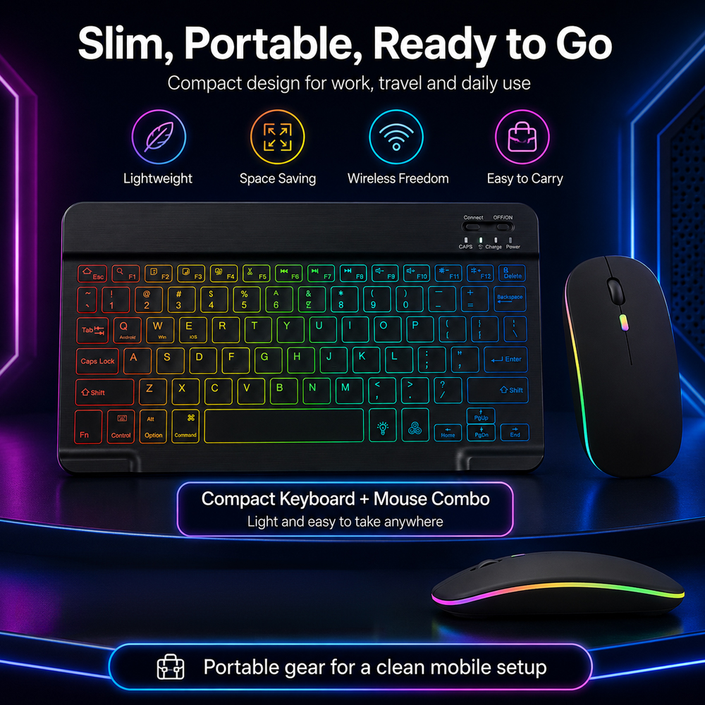 Nuevo teclado y ratón inalámbr - Boox Tablet Accessories reseña y precio