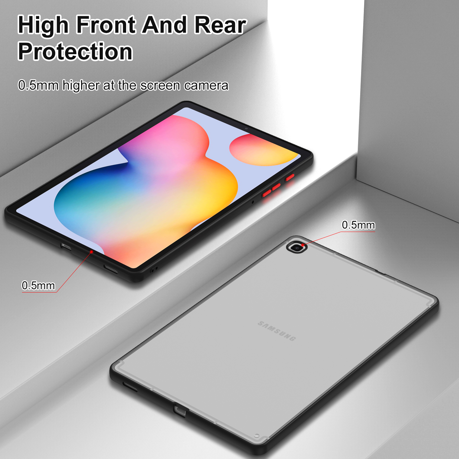 Funda trasera suave de TPU par - Samsung Tablet S9 Accessories reseña y precio