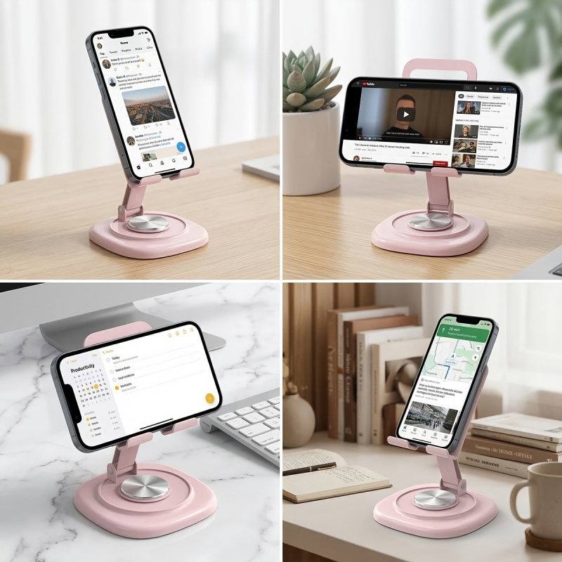 Soporte Giratorio Metálico par - Tablet Stand Accessories reseña y precio