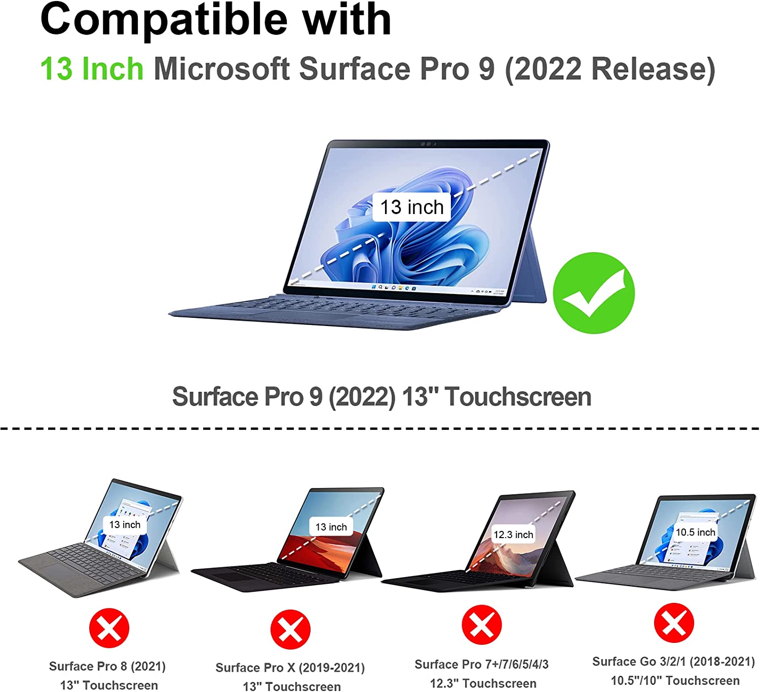 Funda Compatible con teclado t - Microsoft Tablet Accessories reseña y precio