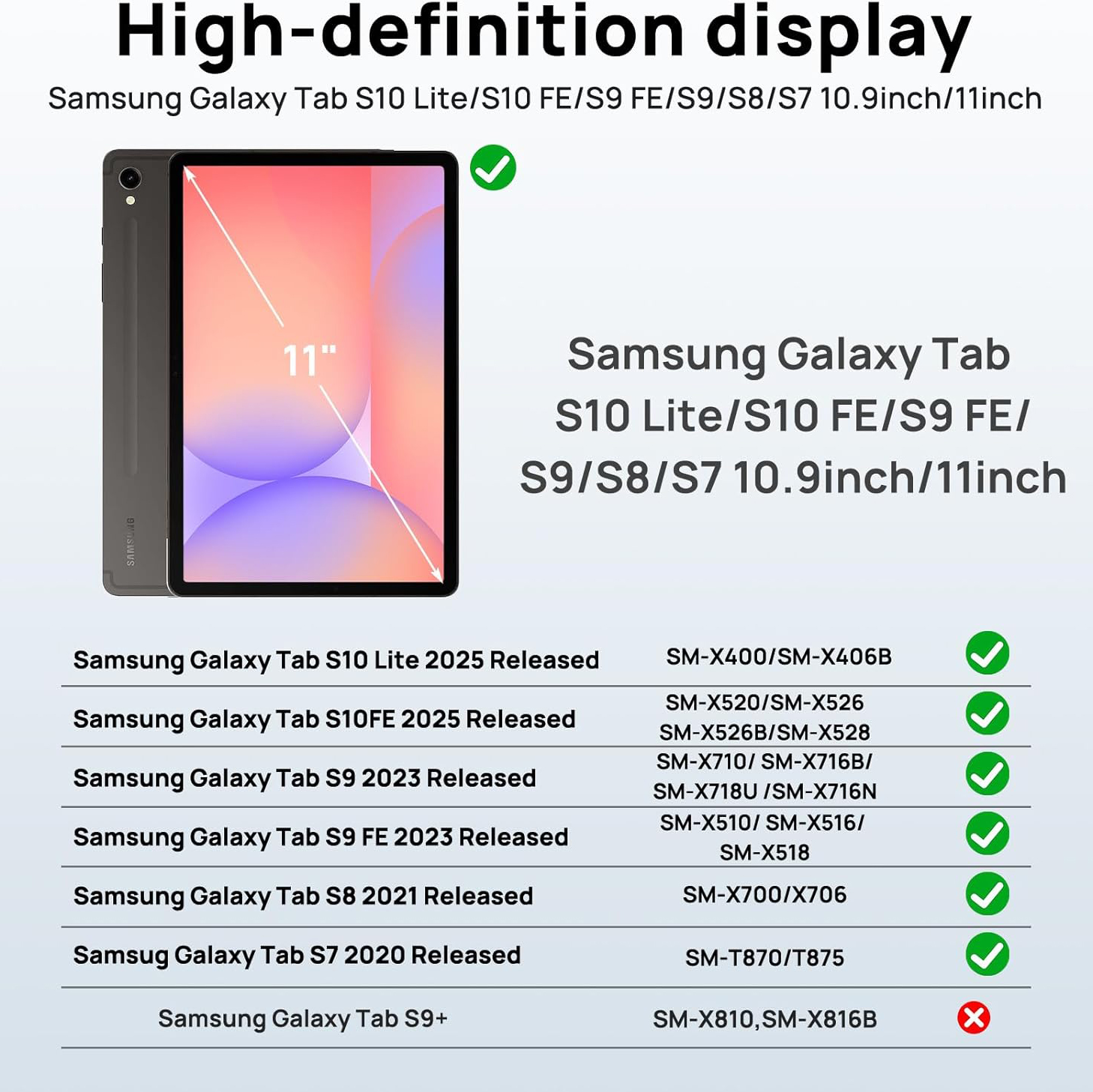 Funda para Samsung Galaxy Tab  - Samsung Tablet S9 Accessories reseña y precio