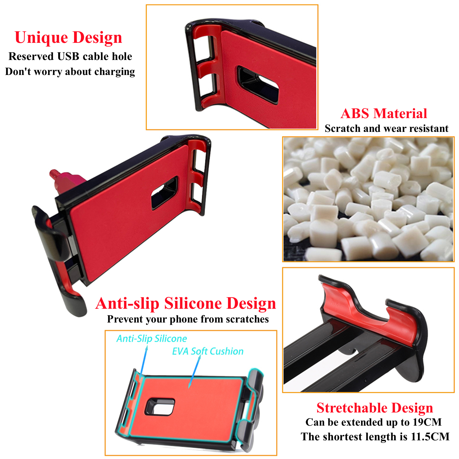 Soporte de teléfono para table - Car Accessories Tablet Holder reseña y precio