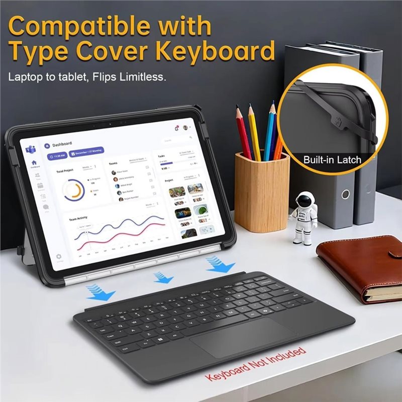 Funda rígida con tapa abatible - Microsoft Tablet Accessories reseña y precio